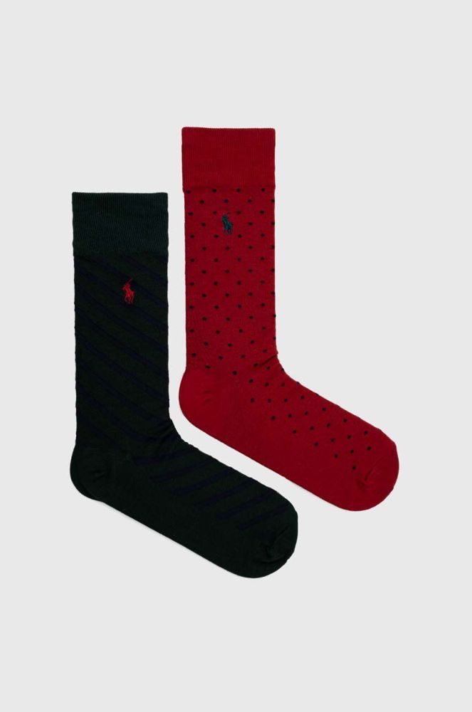 Шкарпетки Polo Ralph Lauren 2-pack чоловічі колір барвистий (3605841)