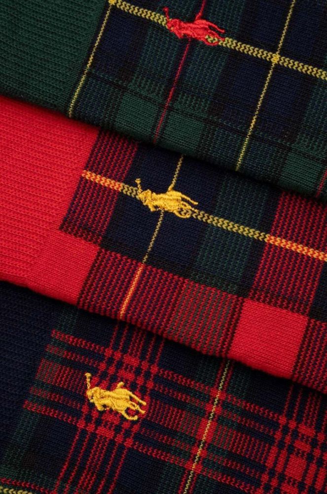 Шкарпетки Polo Ralph Lauren 3-pack чоловічі колір барвистий (3618039) фото 2