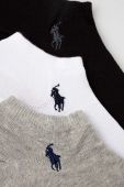 Шкарпетки Polo Ralph Lauren 3-pack чоловічі колір чорний