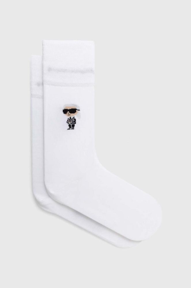 Шкарпетки Karl Lagerfeld чоловічі колір білий (3474173)