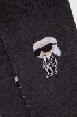 Шкарпетки Karl Lagerfeld чоловічі колір сірий