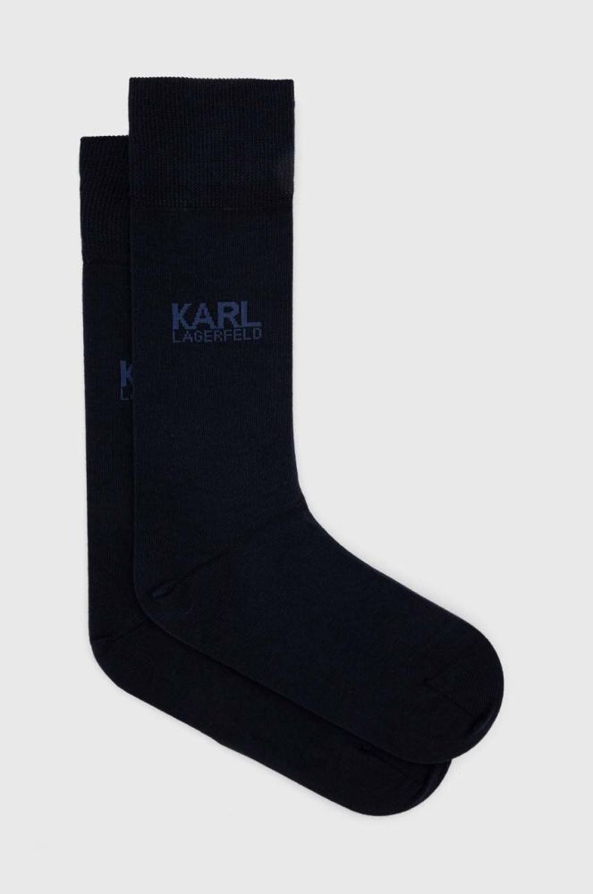 Шкарпетки Karl Lagerfeld чоловічі колір синій (3474190)