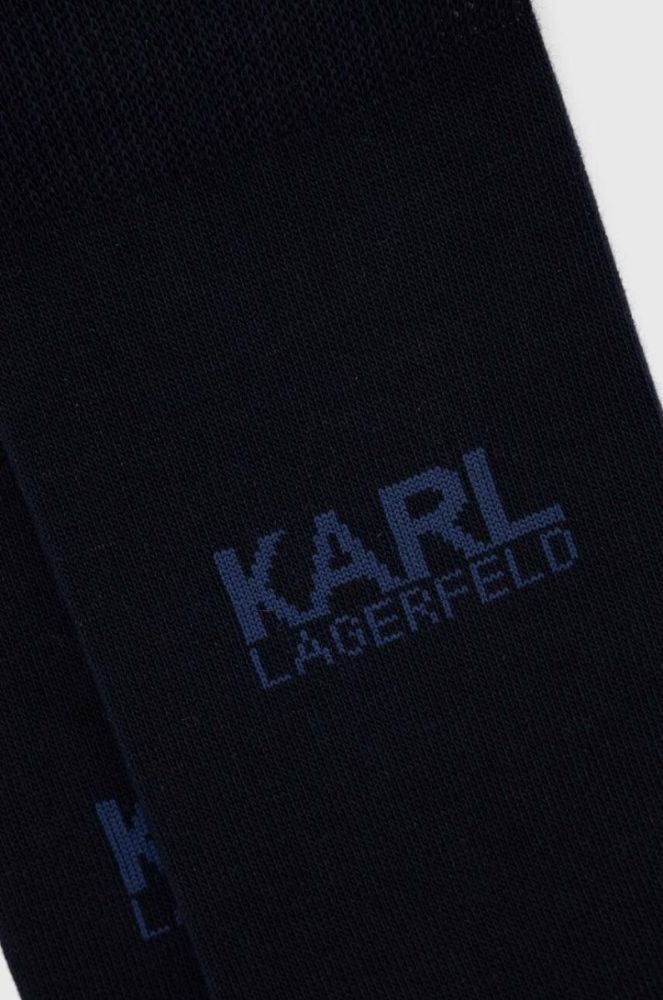 Шкарпетки Karl Lagerfeld чоловічі колір синій (3474190) фото 2