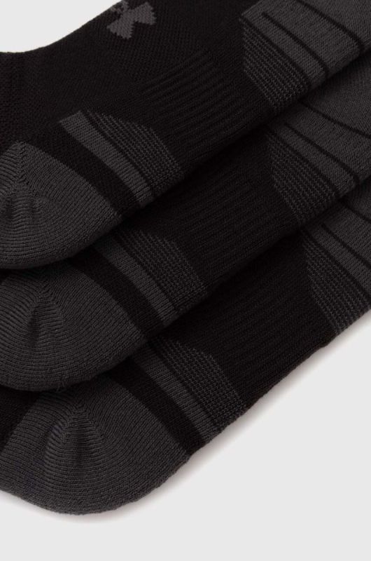 Шкарпетки Under Armour 3-pack чоловічі колір чорний (3582688) фото 2