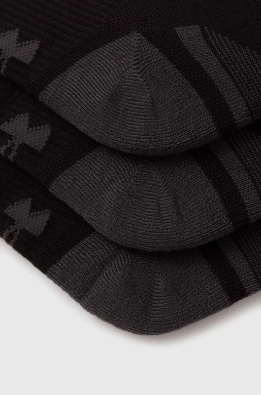 Шкарпетки Under Armour 3-pack чоловічі колір чорний (3582690) фото 2