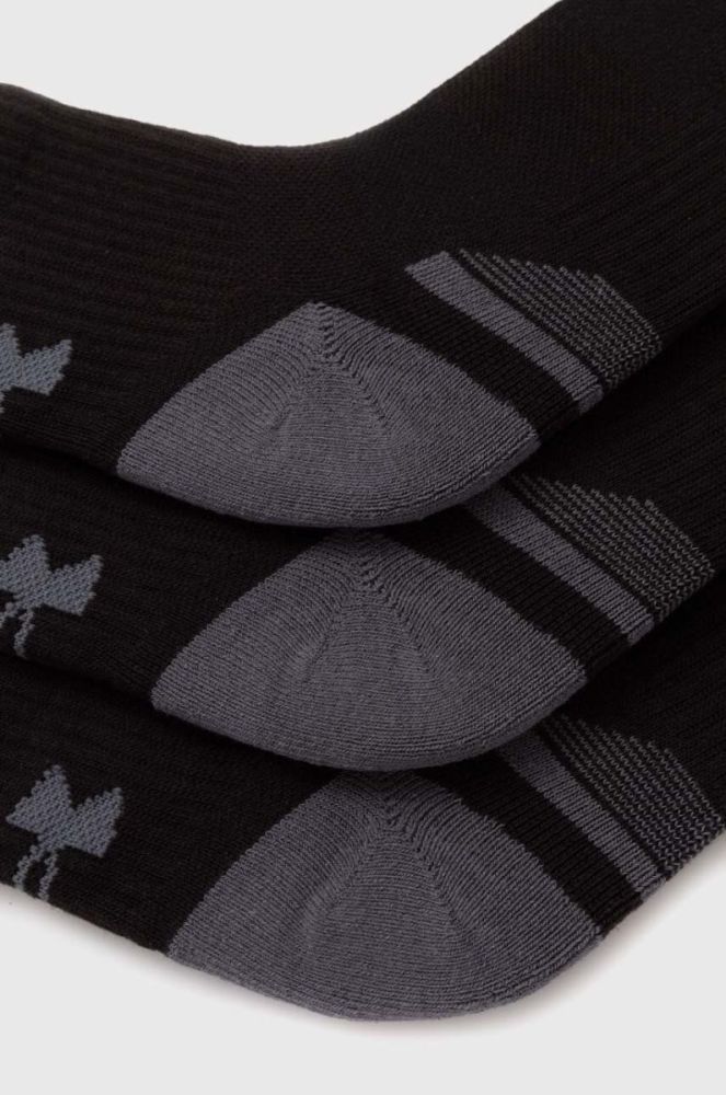 Шкарпетки Under Armour 3-pack чоловічі колір чорний (3582697) фото 2