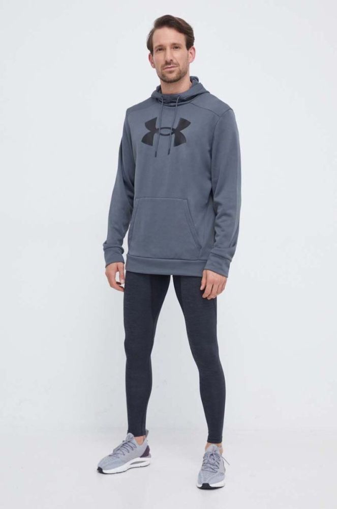 Легінси для тренувань Under Armour колір сірий меланж (3648203) фото 2