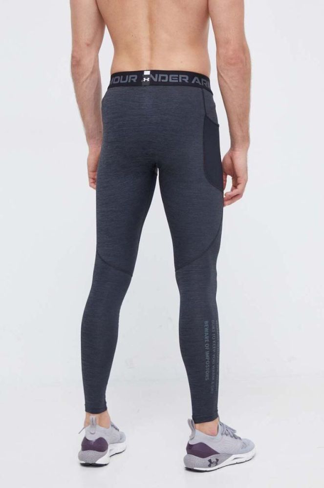 Легінси для тренувань Under Armour колір сірий меланж (3648203) фото 3