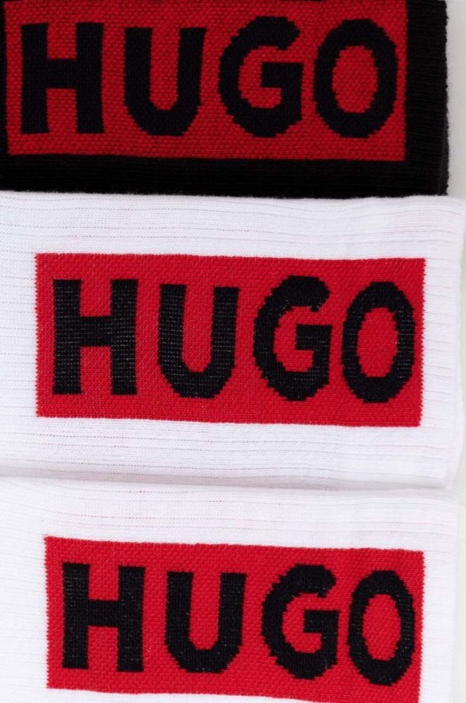 Шкарпетки HUGO 3-pack чоловічі колір барвистий (3559866) фото 2