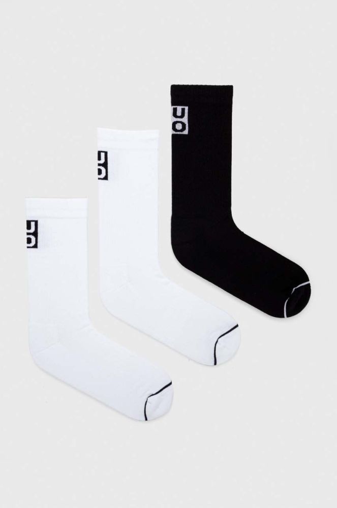 Шкарпетки HUGO 3-pack чоловічі колір барвистий (3559868)