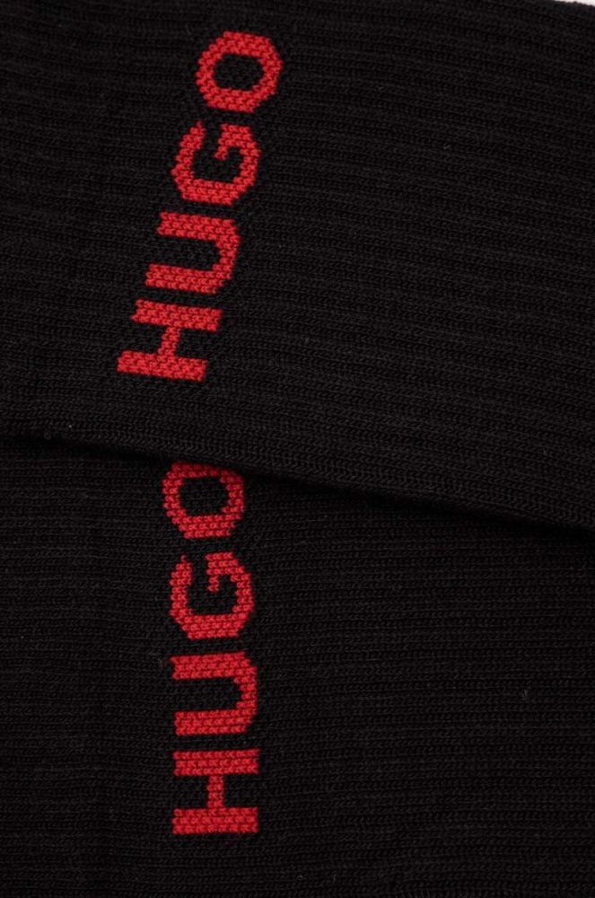 Шкарпетки HUGO 6-pack чоловічі колір чорний (3486122) фото 2
