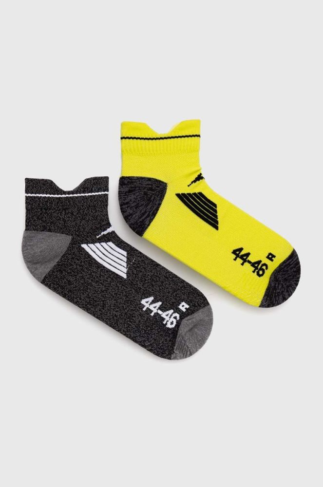 Шкарпетки Mizuno 2-pack колір сірий