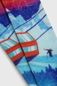 Лижні шкарпетки Smartwool Ski Zero Cushion Ski Day Print OTC колір блакитний