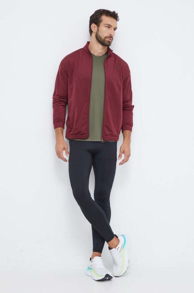 Легінси для бігу Reebok Run Base Layer колір чорний однотонні фото 2
