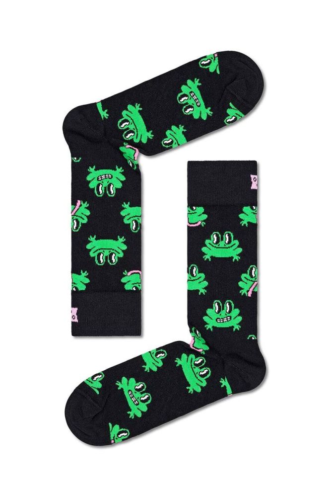 Шкарпетки Happy Socks Frog Sock колір чорний