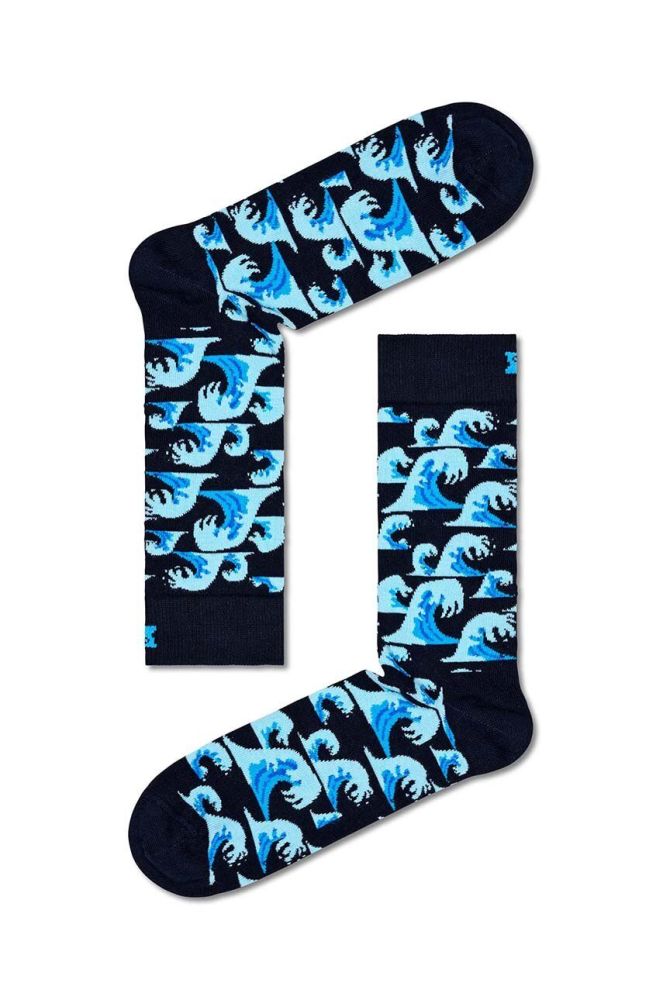 Шкарпетки Happy Socks Waves Sock колір блакитний