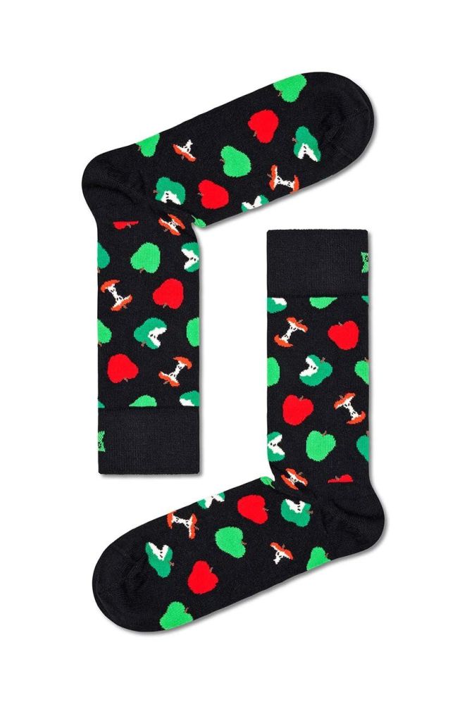 Шкарпетки Happy Socks Apple Sock колір чорний