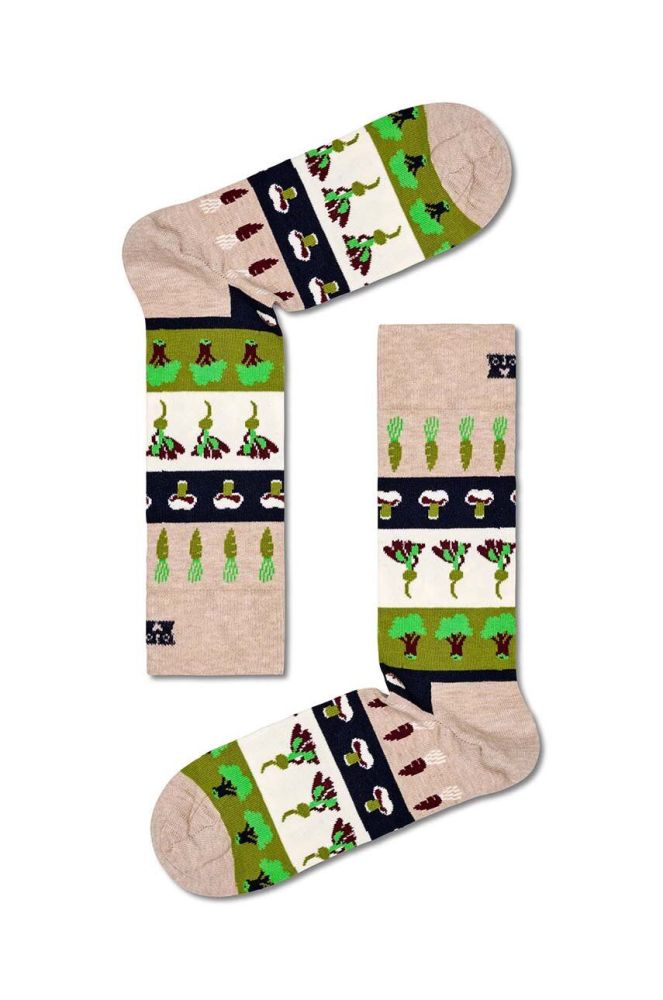 Шкарпетки Happy Socks Veggie Stripe Sock колір барвистий