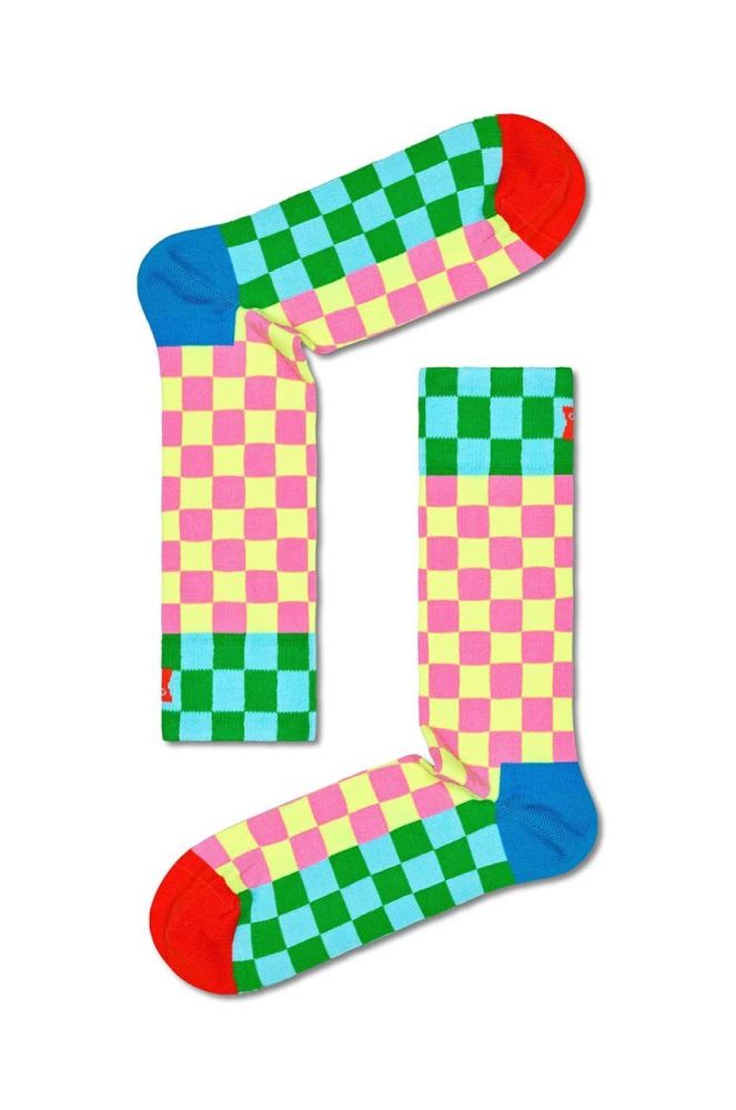 Шкарпетки Happy Socks Checkerboard Sock колір барвистий (3522122)