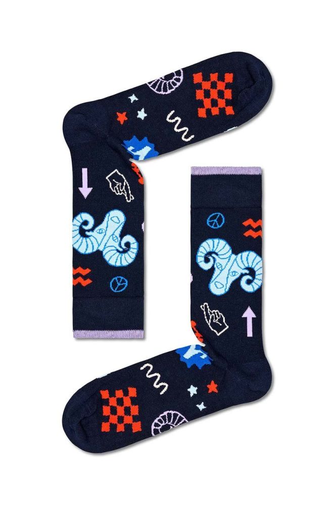 Шкарпетки Happy Socks Zodiac Aries колір синій