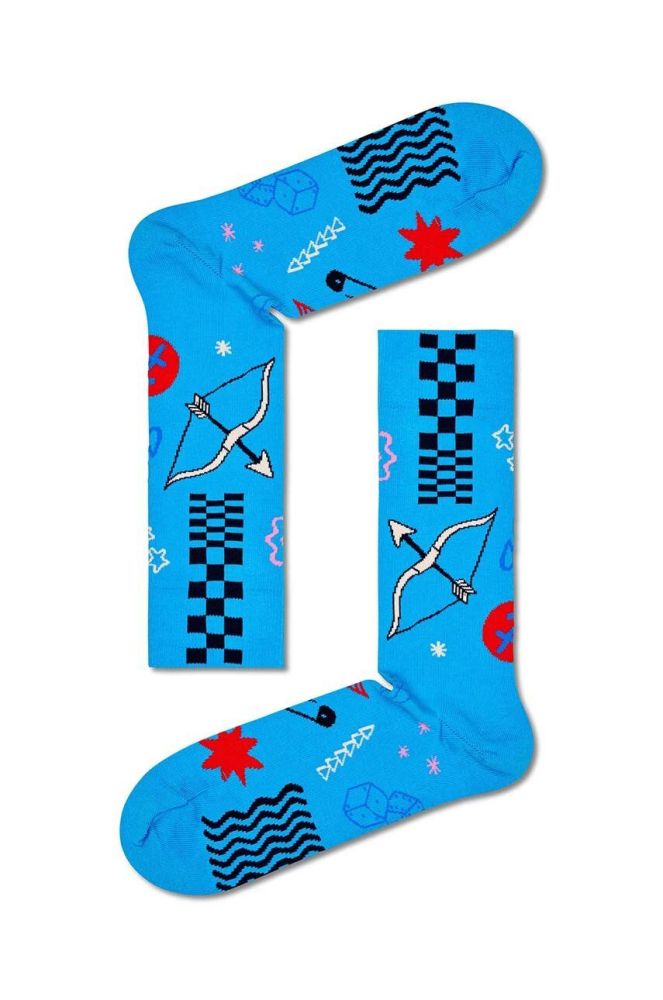 Шкарпетки Happy Socks Zodiac Sagittarius колір бірюзовий