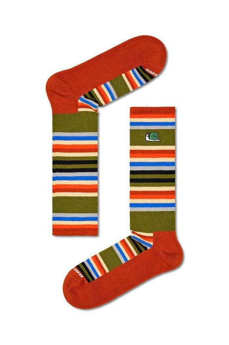 Шкарпетки Happy Socks Speed Of A Snail Crew Sock колір барвистий