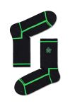 Шкарпетки Happy Socks Squiggly Flower 3/4 Crew Sock колір чорний