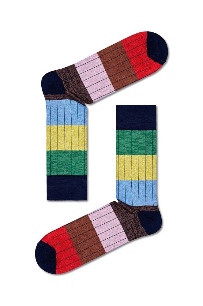 Шкарпетки Happy Socks Dressed Multi Stripe Sock колір барвистий