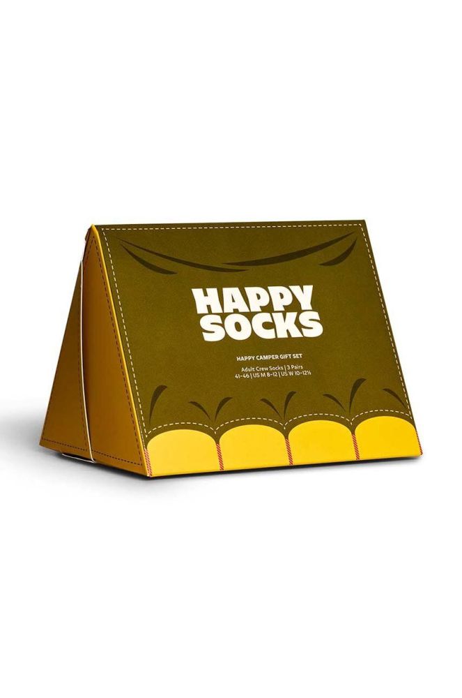 Шкарпетки Happy Socks Happy Camper Socks 3-pack колір барвистий