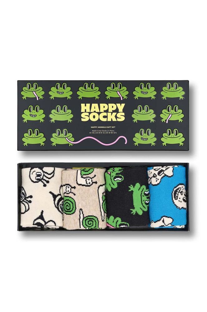 Шкарпетки Happy Socks Happy Animals Socks 4-pack колір барвистий