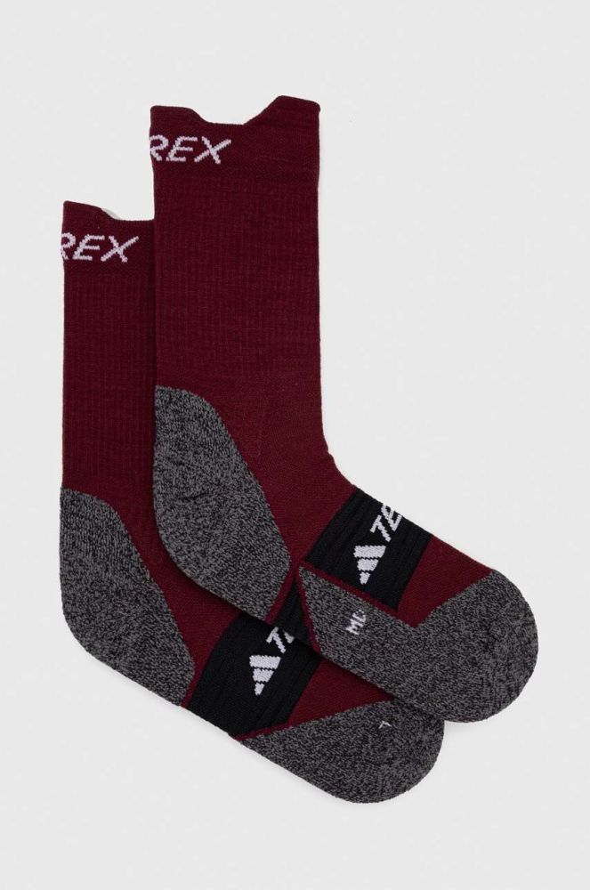Шкарпетки adidas TERREX колір бордо (3507479)