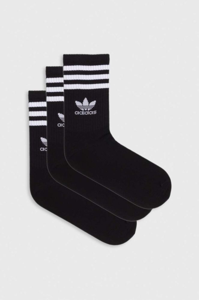 Шкарпетки adidas Originals 3-pack колір чорний (3338454)