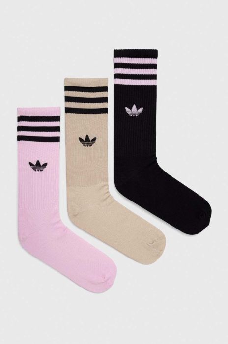 Шкарпетки adidas Originals 3-pack колір чорний (3335355)
