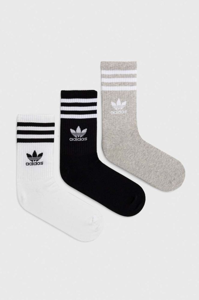 Шкарпетки adidas Originals 3-pack колір білий (3354232)