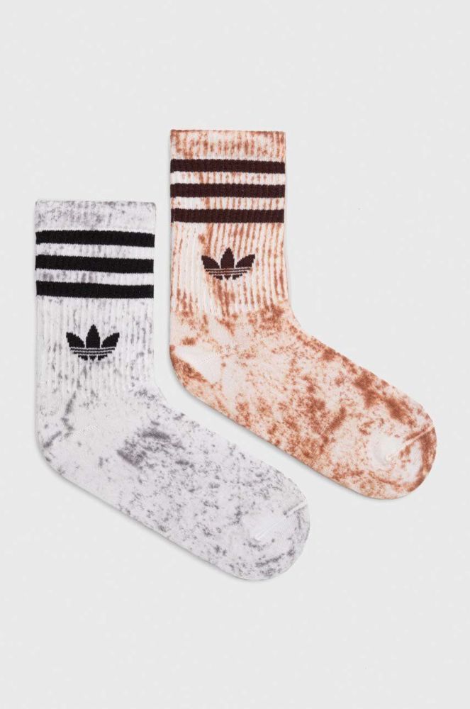 Шкарпетки adidas Originals 2-pack колір сірий (3354236)