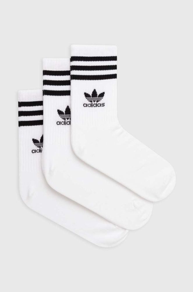 Шкарпетки adidas Originals 3-pack колір білий (3354240)