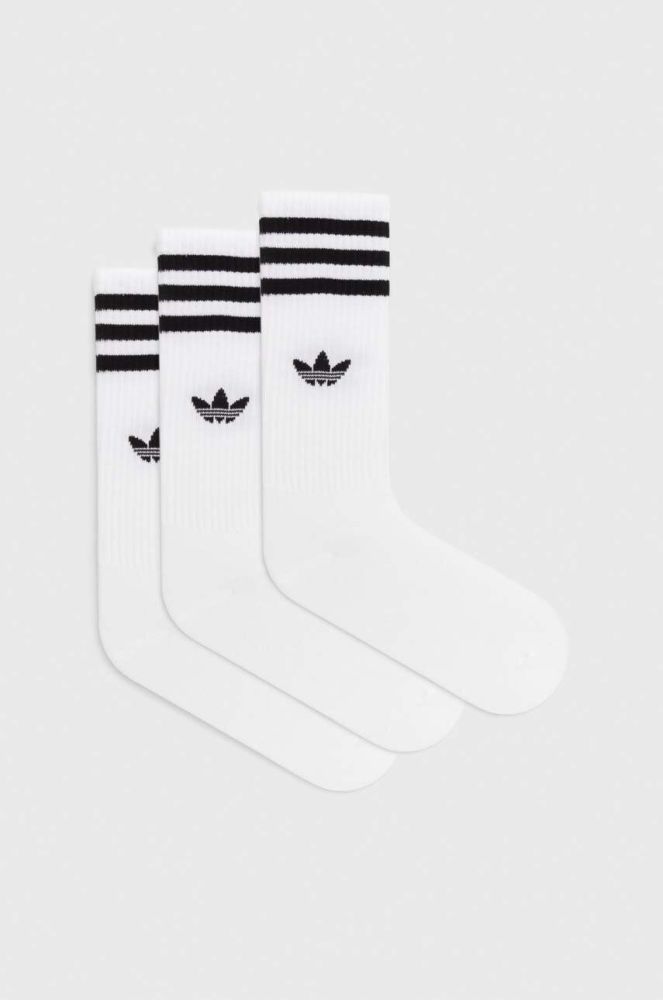 Шкарпетки adidas Originals 3-pack колір білий (3338469)