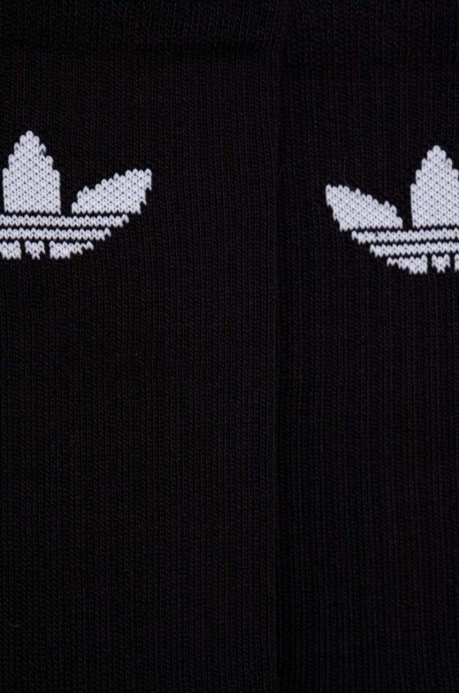 Шкарпетки adidas Originals 3-pack колір чорний (3335370) фото 2