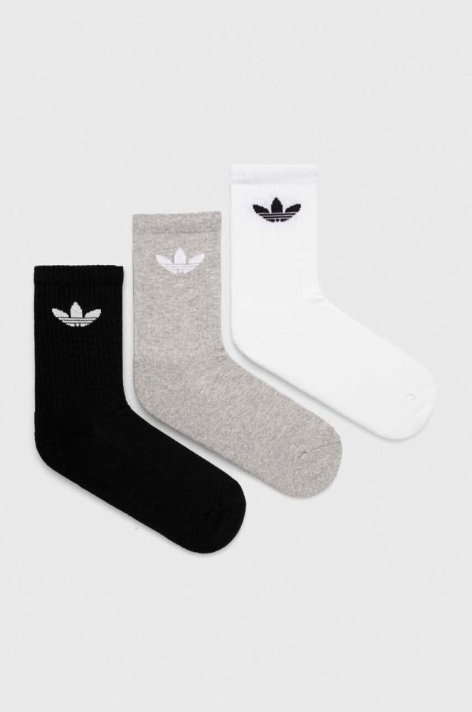 Шкарпетки adidas Originals 3-pack колір білий (3335374)