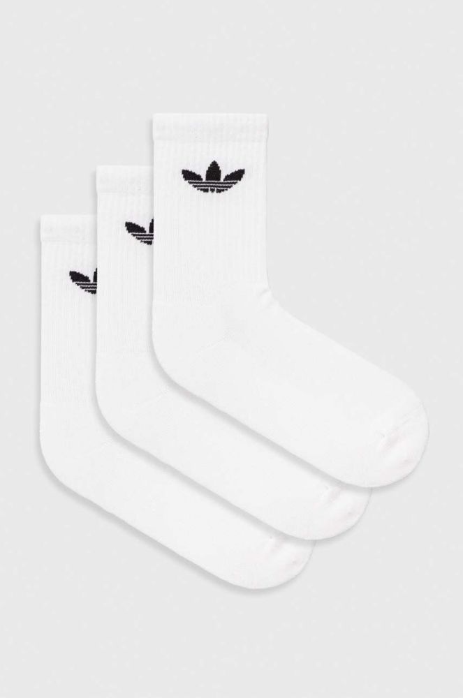 Шкарпетки adidas Originals 3-pack колір білий (3351581)