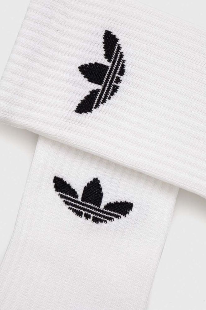 Шкарпетки adidas Originals 3-pack колір білий (3351581) фото 2