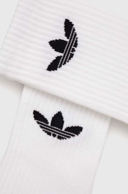 Шкарпетки adidas Originals 3-pack колір білий (3351581) фото 2