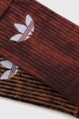 Шкарпетки adidas Originals 2-pack колір коричневий