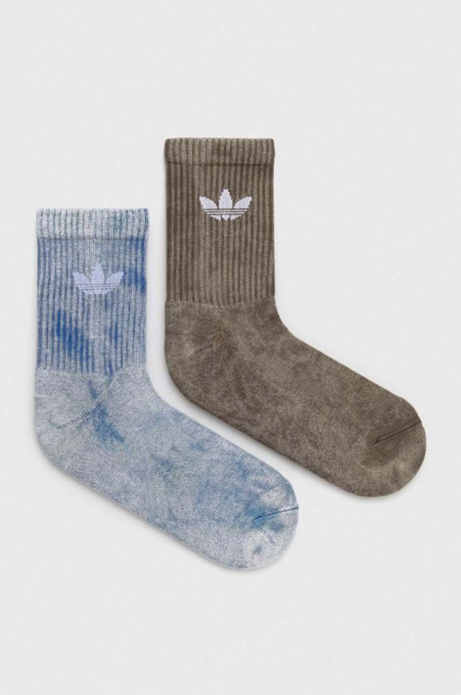 Шкарпетки adidas Originals 2-pack колір блакитний