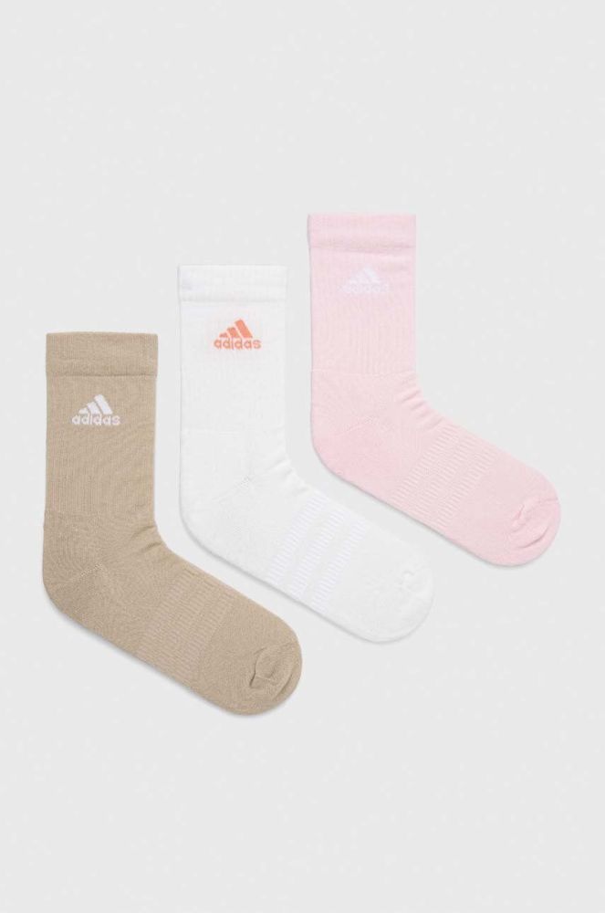 Шкарпетки adidas Performance 3-pack колір білий (3348649)