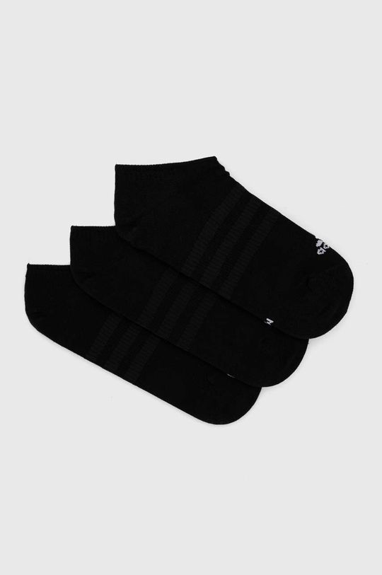 Шкарпетки adidas 3-pack колір чорний (3381558)