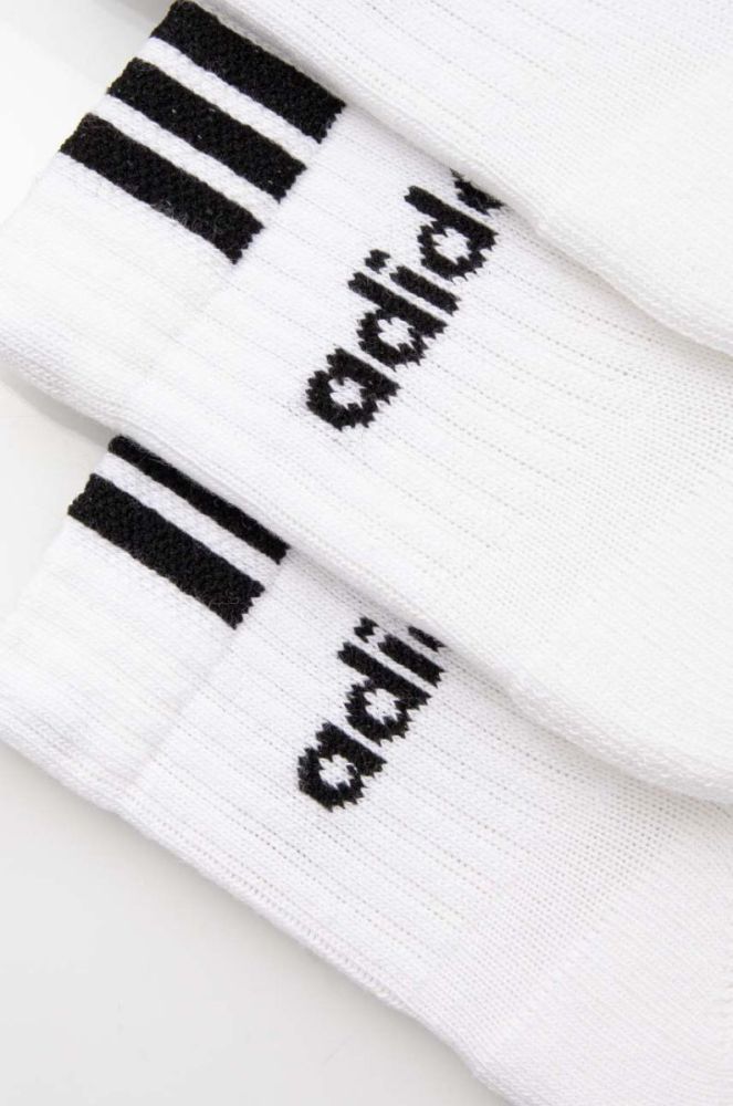 Шкарпетки adidas 3-pack колір білий (3288096) фото 2