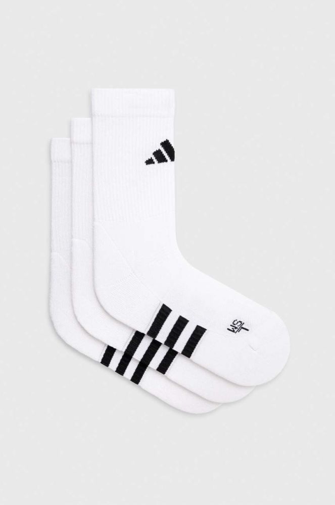 Шкарпетки adidas 3-pack колір білий (3489873)