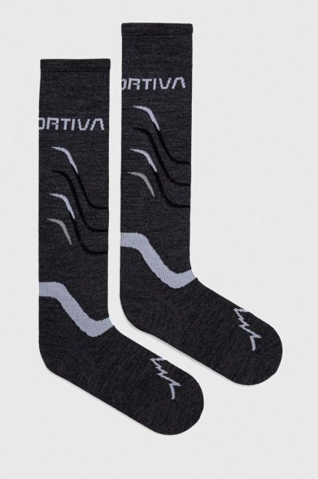 Лижні шкарпетки LA Sportiva Skialp колір сірий (3646229) Лижні шкарпетки LA Sportiva Skialp колір сірий (3646229)