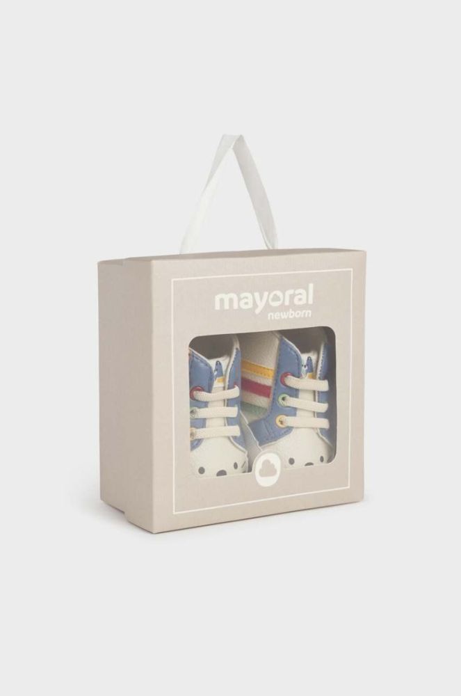 Черевики для немовля Mayoral Newborn колір білий (3415922) фото 6